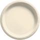 Vanilla Cream Extra Sturdy Paper Dinner Plates, 10in, 20ct